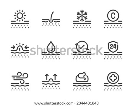 Skin care and Beauty vector line icons. Skin problems, Treatment and Skincare outline icon set.