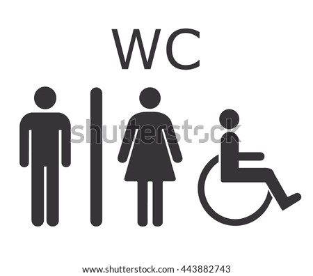 vector images illustrations and cliparts toilet icon wc sign
