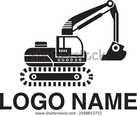 Komatsu Co., Ltd. bulldozer heavy machinery architecture, bulldozer, as symbolized by the visual vision of the logo concept