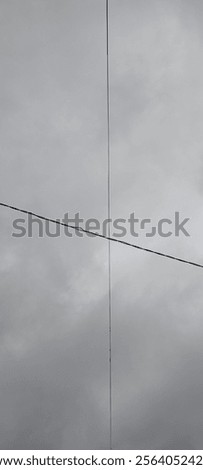 Similar – Image, Stock Photo Two cranes crossed