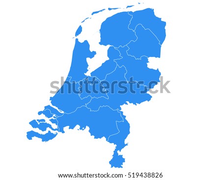 Vector map-netherland country