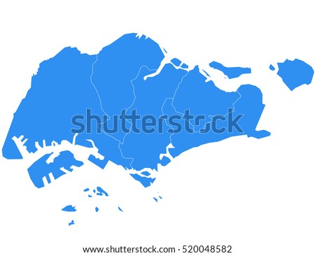 Vector map-singapore country