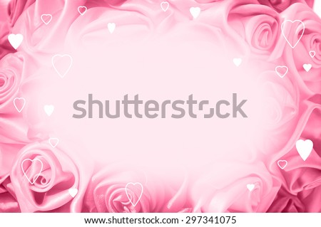 Delicate background with pink roses, place for text, for design use