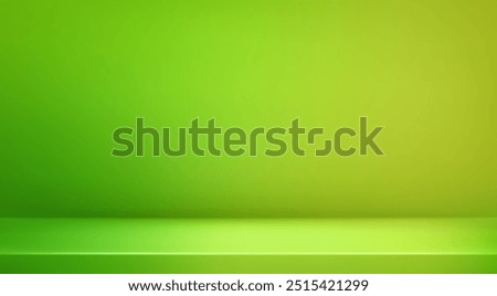 3d abstract studio room background. Red empty gradient backdrop. Product minimal interior mockup. Scene for product presentation. Christmas mockup. Vector illustration.