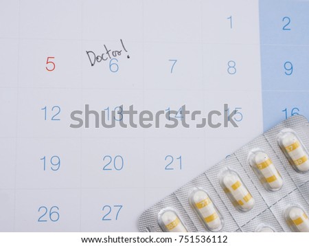 free photos a note of a doctor appointment on a calendar avopix com