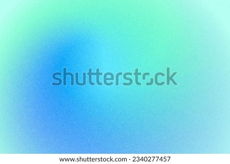 Blue gradient background, abstract green blue grain gradation texture, vector noise texture blur abstract background