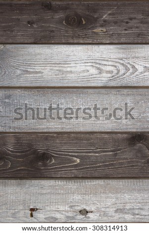 Natural brown barn wood wall. Wood planks, boards are old with a beautiful rustic look, style.
