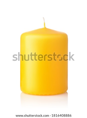 Similar – Image, Stock Photo One large candle and many small candles in a church