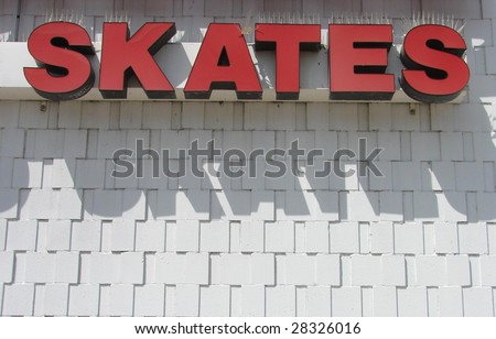 Skates Sign