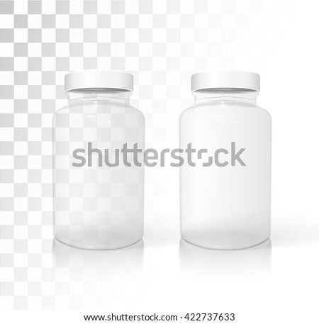 Download Vector Images Illustrations And Cliparts Empty Glass Transparent Jar Mockup Hqvectors Com