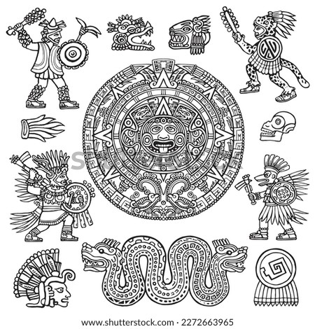Aztec Art Drawings | Free download on ClipArtMag