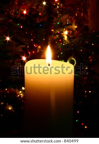 christmas candle #2