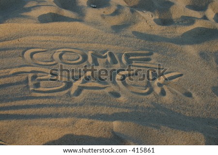 Similar – Image, Stock Photo Come back Lovesickness