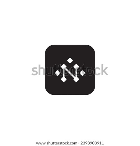 icon n modern, simple, abstract