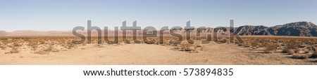 Image, Stock Photo panoramic view of desert with rocky mountains in Egypt