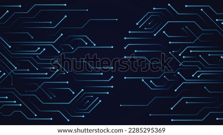 Vector illustration High-tech circuit board digital technology eps background