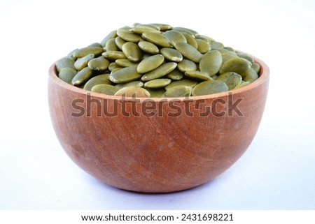 Similar – Image, Stock Photo A bowl of pumpkin soup