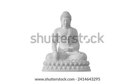 Similar – Image, Stock Photo Buddha in front of wall view