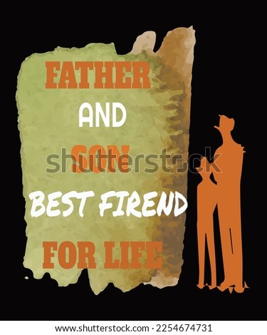 Happy Father's Day t shirt design. This is a digital file. You can download this file easily.