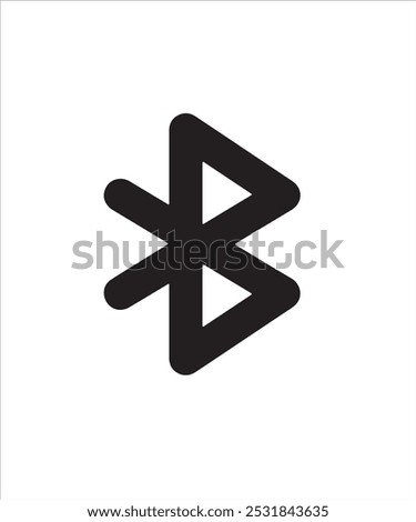 Bluetooth Icon Vector art image. Bluetooth art.