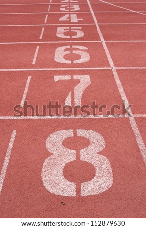 The number on running path