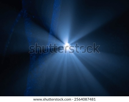 Similar – Image, Stock Photo Orange laser show nightlife club and shining sparkling rays. Luxury entertainment in nightclub event, festival, concert or New Years Eve. Ray beams are symbol for science and universe research