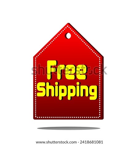Free shipping Floating simple triangular head red price tag for business and sales promotions