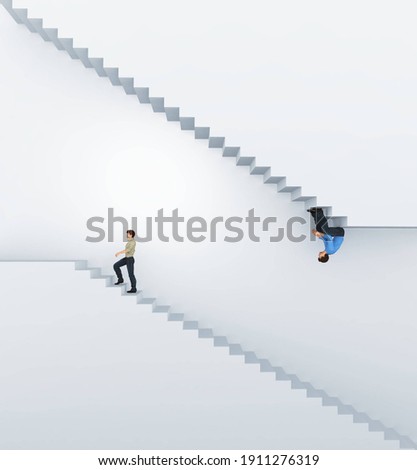 Similar – Image, Stock Photo upside down perception