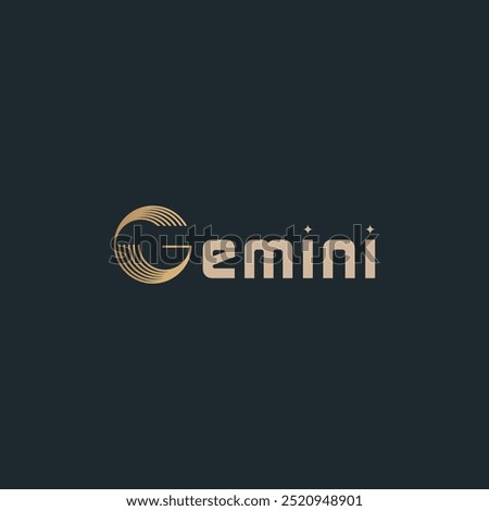 Google announces AI system Gemini, new tool, welcome to Gemini era, new logo on black background, high quality vector illustration