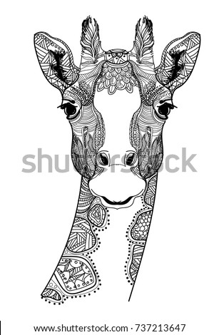 Coloring Pages For Adults Giraffe At Getdrawings Free Download