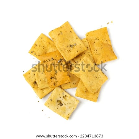 Similar – Image, Stock Photo Home-baked bread top view. Sourdough bread buns.