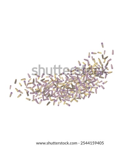 Similar – Image, Stock Photo Dried purple petals in hand. Natural, love of nature, beauty of nature