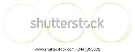 Hand drawn circle line sketch set isolated on white background. Vector circular scribble doodle round circles for message and for note mark . Vector illustration. EPS 10 