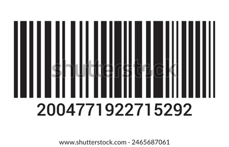 Bar code. Barcode illustration. Editable color.  isolated on white background. vector illustration. EPS 10