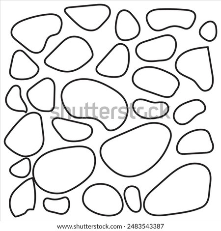 Stone path vector icon. Isolated on a white background. vector illustration. EPS 10