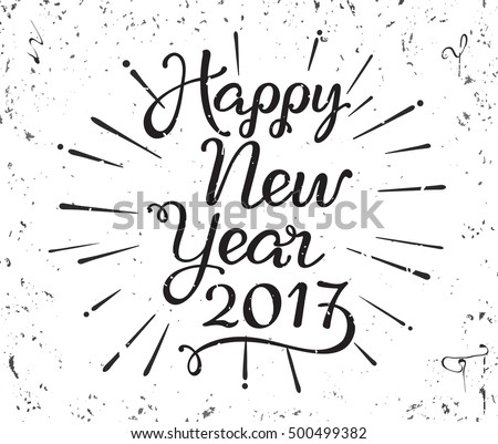 Happy New Year Vector Hand Lettering Download Free Vector Art Happy New Year Vector Hand Lettering Download Free Vector Art
