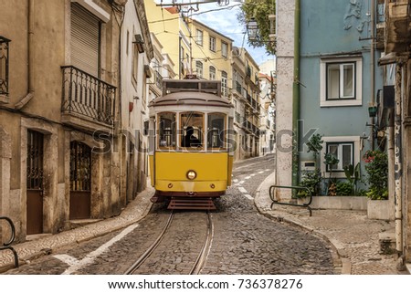 Similar – Foto Bild straße in lissabon