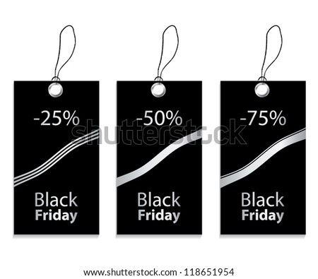 paper price tag for black friday