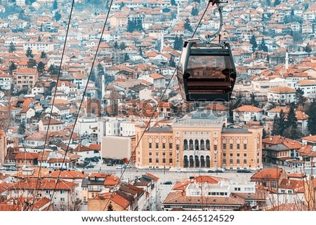 Similar – Foto Bild Seilbahn transport Berge