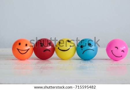 Similar – Image, Stock Photo Pink smiley or happy monster on a foggy day on a tree stump in front of the entrance to Park Babelsberg