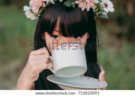 Similar – Image, Stock Photo Bang effect Garden