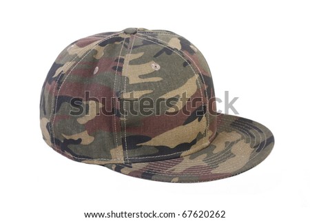 Camouflage Rap Cap Stock Photo 67620262 : Shutterstock