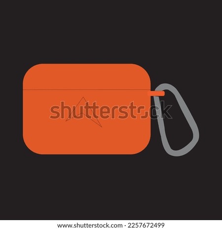 Airpod Pro cute charger Case vector  image 