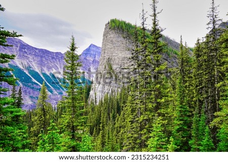 Similar – Image, Stock Photo lake agnes Alberta