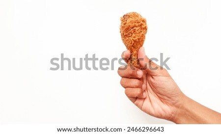 Similar – Image, Stock Photo Fried chicken leg and wig near sauce