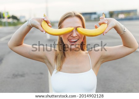 Girl Swallows Banana