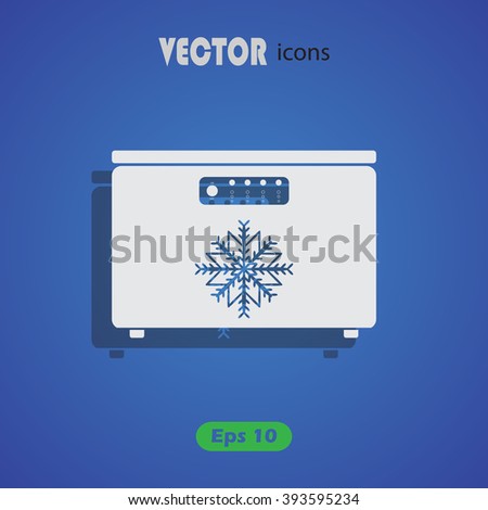 Freezer vector icon