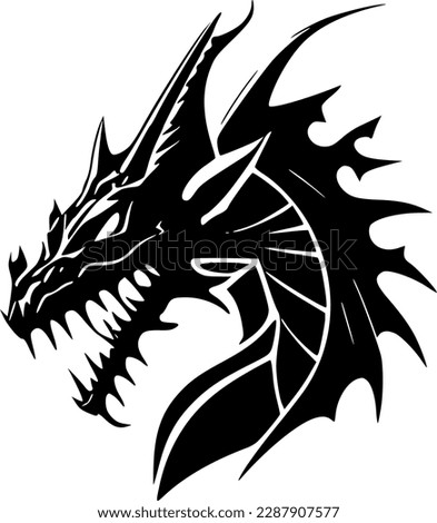Dragons - High Quality Vector Logo - Vector illustration ideal for T-shirt graphic