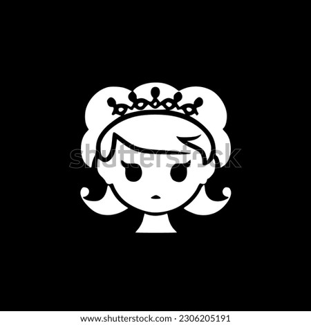 Princess - High Quality Vector Logo - Vector illustration ideal for T-shirt graphic