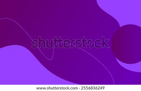 abstract curved purple background, gradient color background. templates for poster, card, banner, backdrop, brochure, cover, wallpaper, website. vector design